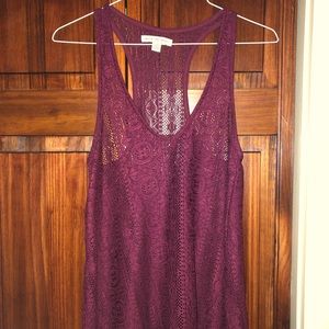 American Eagle maroon tank top